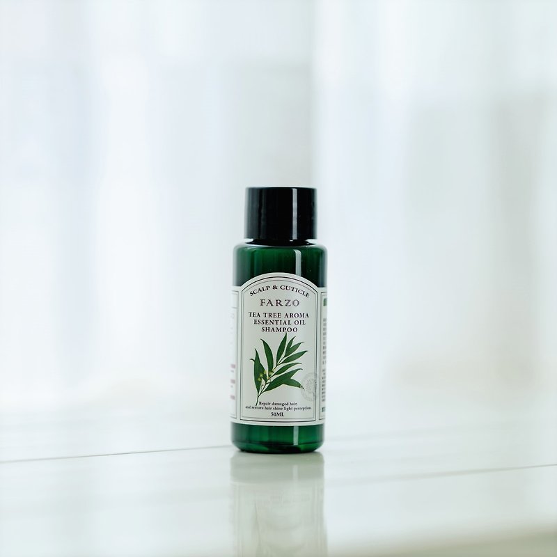 Tea tree essential oil shampoo 50ml - แชมพู - พืช/ดอกไม้ สีเขียว