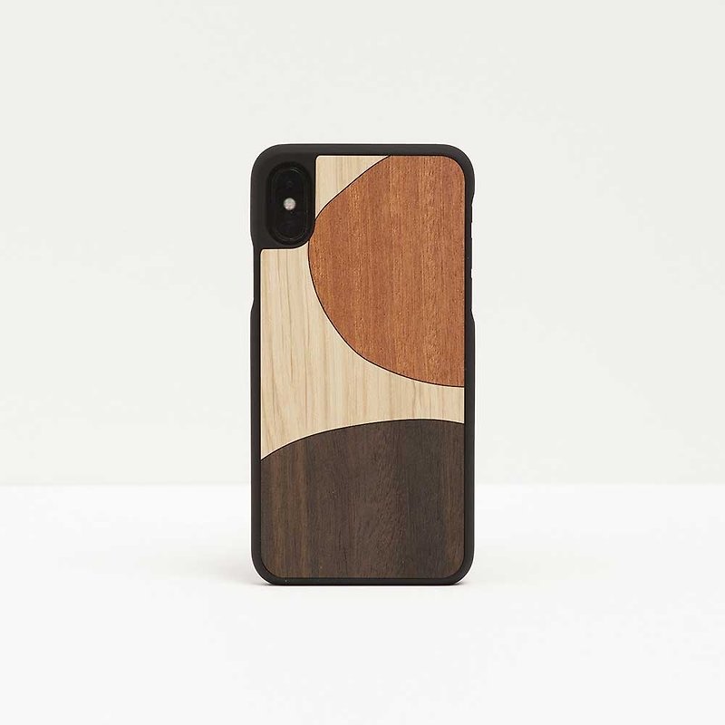 [Pre-Order] Log Phone Case/Curve Coffee-iPhone/Huawei - Phone Cases - Wood Brown