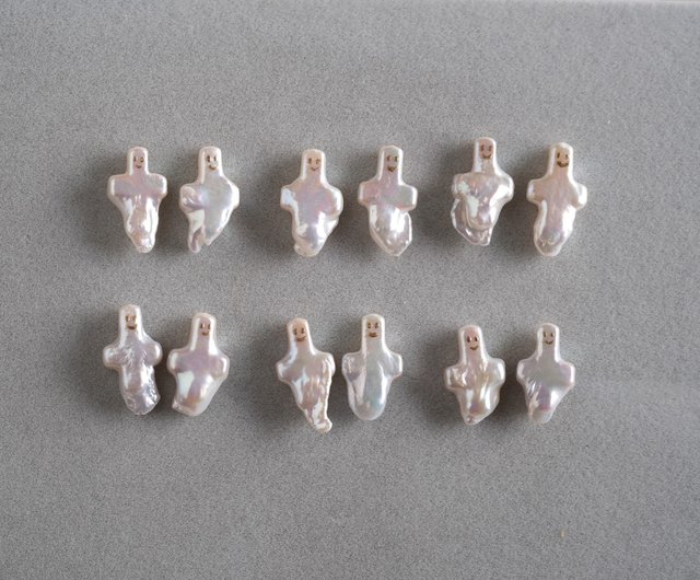 おばけちゃん Draugur earring ゴースト バロックパール 上質