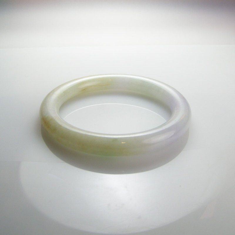 Natural A-grade four-color round jadeite bracelet - Bracelets - Jade 