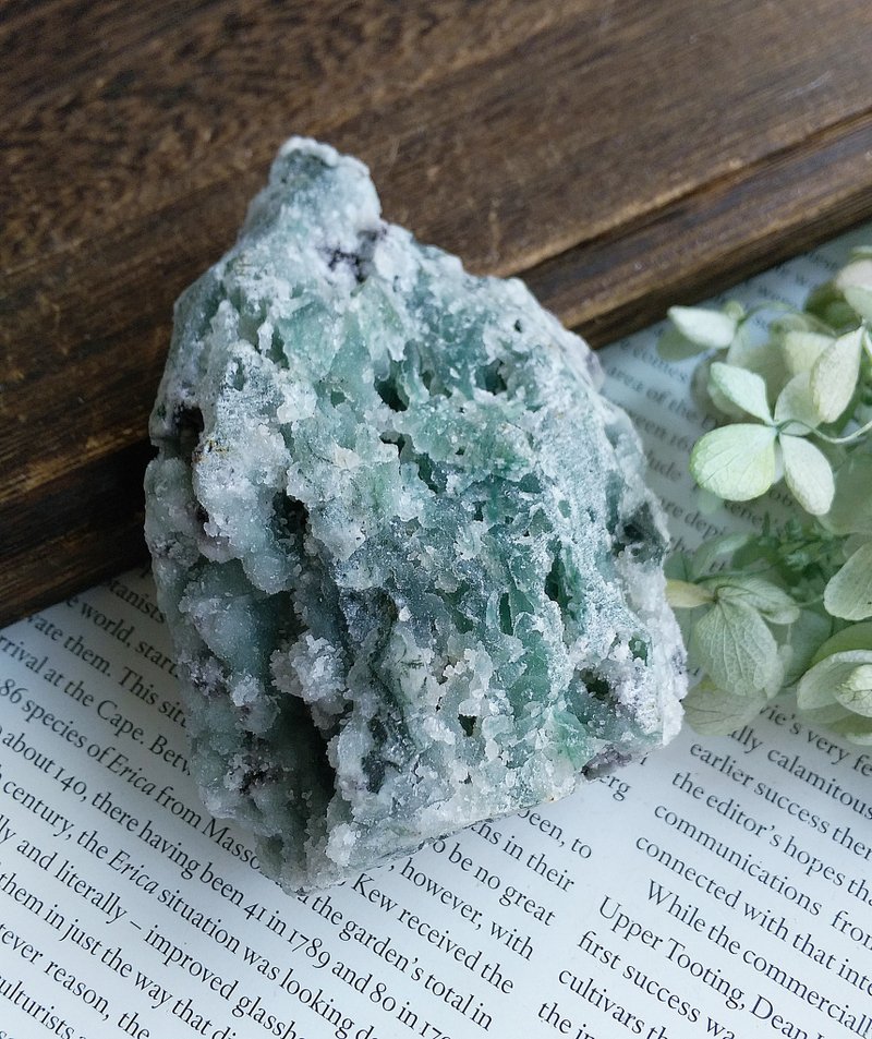 Fluorite 福建產地  綠螢石 雪花砂糖螢石 天然礦石 原礦 - 擺飾/家飾品 - 其他材質 