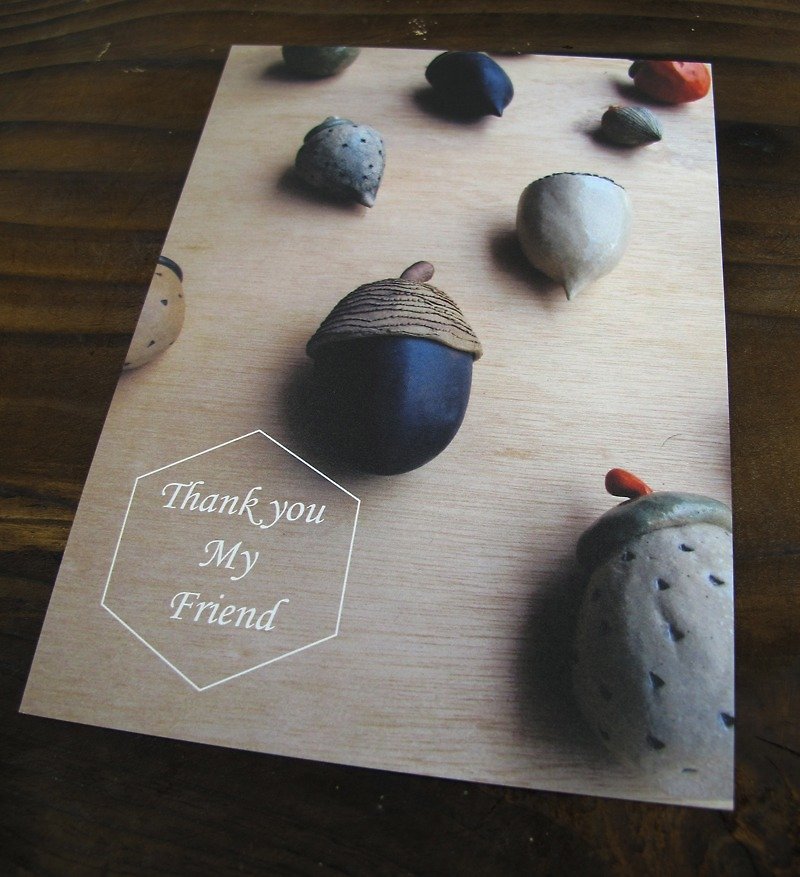 Cute chestnut postcard - Cards & Postcards - Paper 