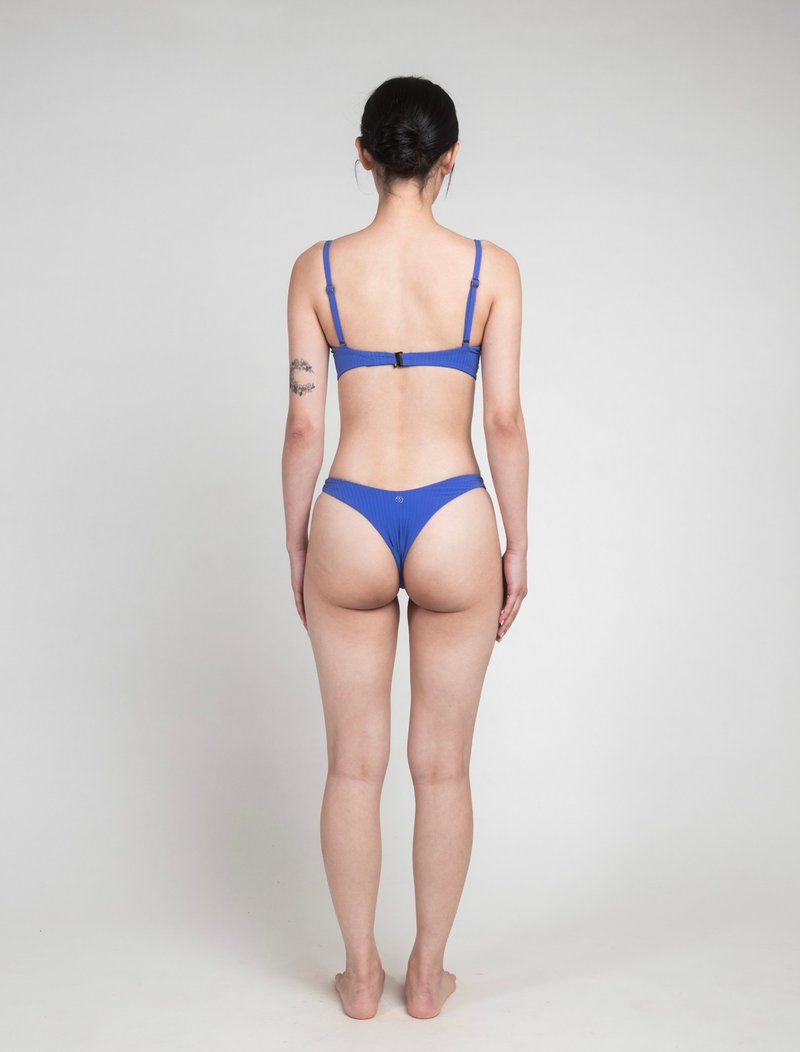 Cobalt Blue 鈷藍色 / 泡泡紗 高衩下褲 / Bottom - 女泳衣/比基尼 - 其他材質 藍色