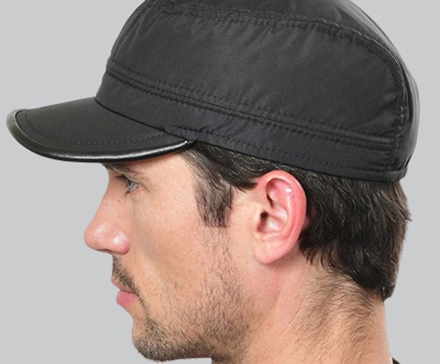 Unique Black Cabbie Hats for Men / Flat Newsboy Mens Hats