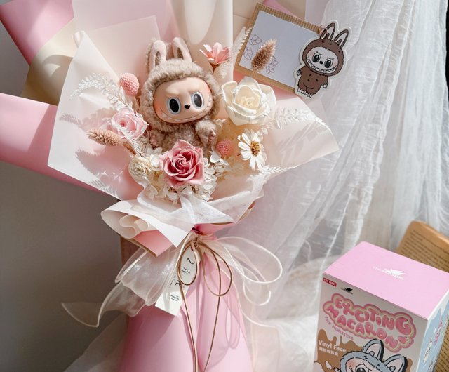 スポット純正ポップマートポップマートラブブラブブ卒業ブーケ