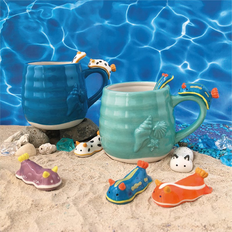 Japanese Decole tableware-Sea Slug cute little nudibranch series - Teapots & Teacups - Pottery 