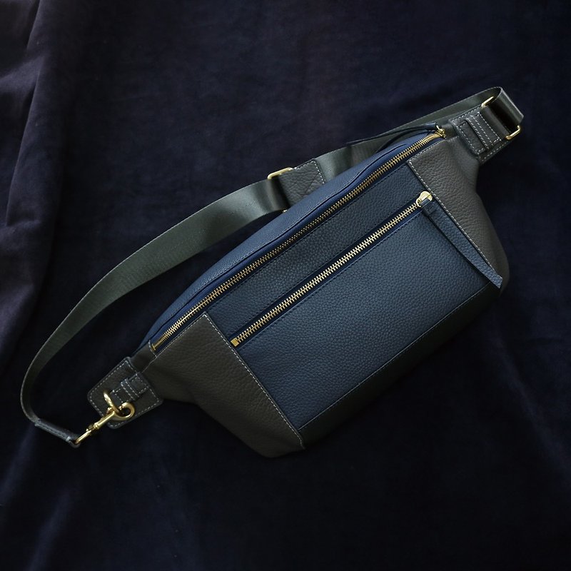 one shoulder side backpack - Messenger Bags & Sling Bags - Genuine Leather 