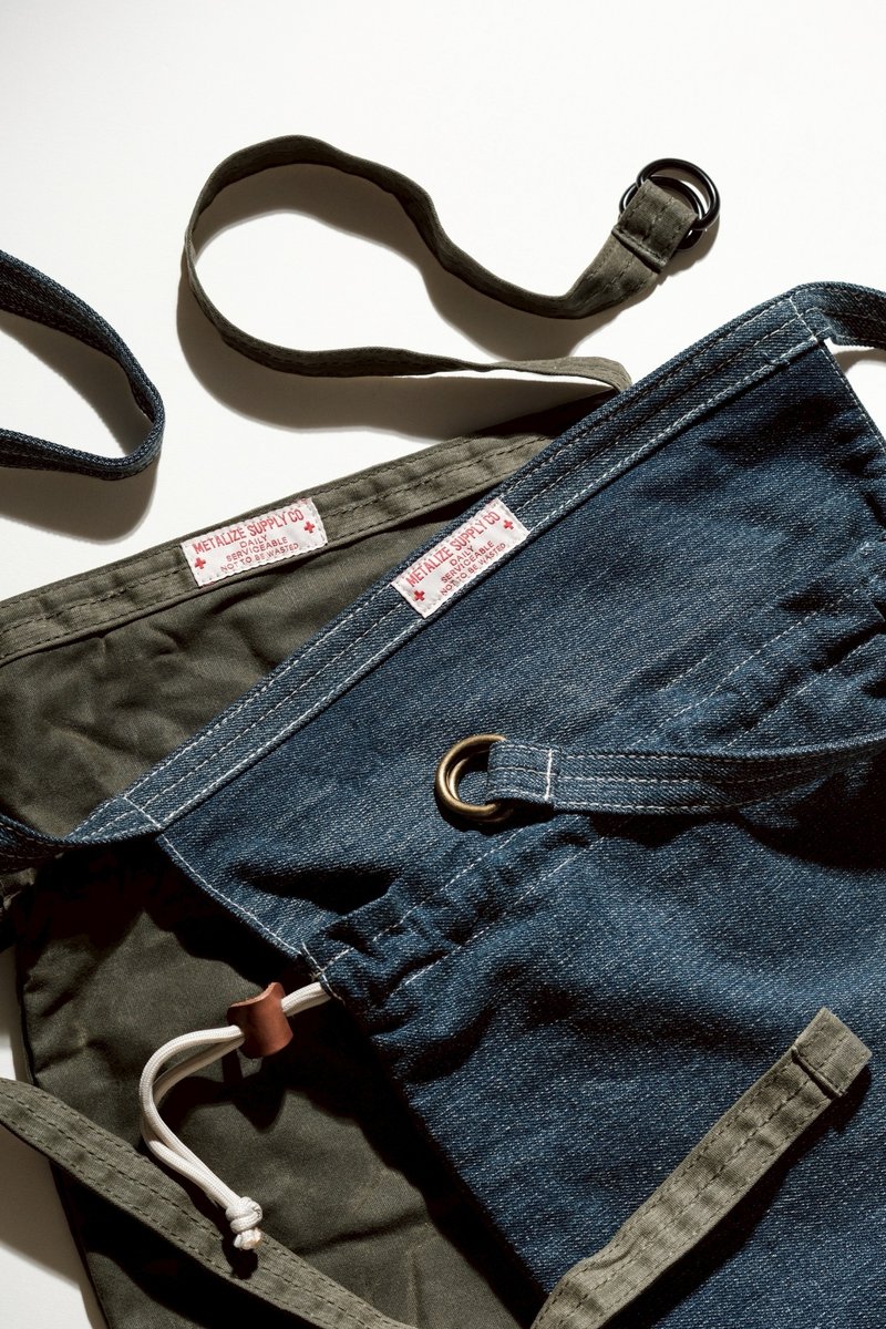 Urban Apron Bag復古抽繩小包 - 側背包/斜孭袋 - 其他材質 