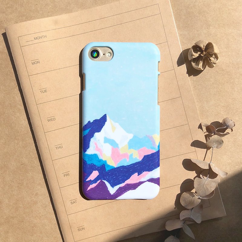 Distant hill-phone case iphone samsung sony htc zenfone oppo LG - Phone Cases - Plastic Blue