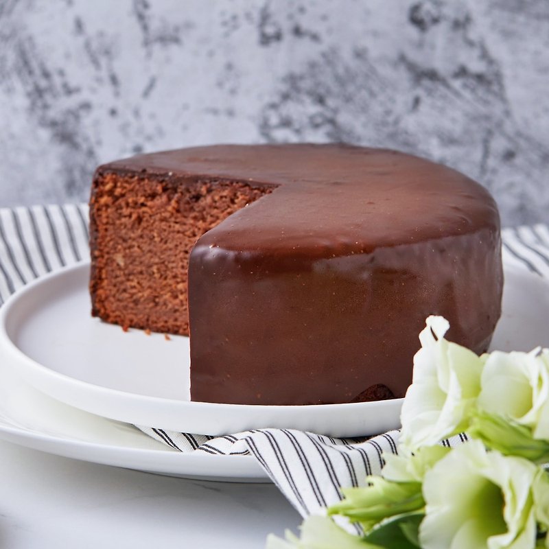 [LeFRUTA]ベルギーピュアダークチョコレートケーキ/ 6インチ - ケーキ・デザート - 食材 ブラウン
