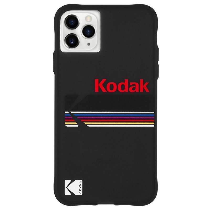 【清貨價】iPhone 11 系列 - Kodak 啞光黑 & 閃亮黑 LOGO - 手機殼/手機套 - 塑膠 黑色