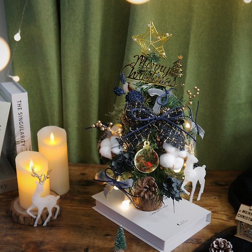 KIRA花藝 PE法式質感聖誕樹 / 小款 / 四色 /聖誕禮物/聖誕節/永生花裝飾