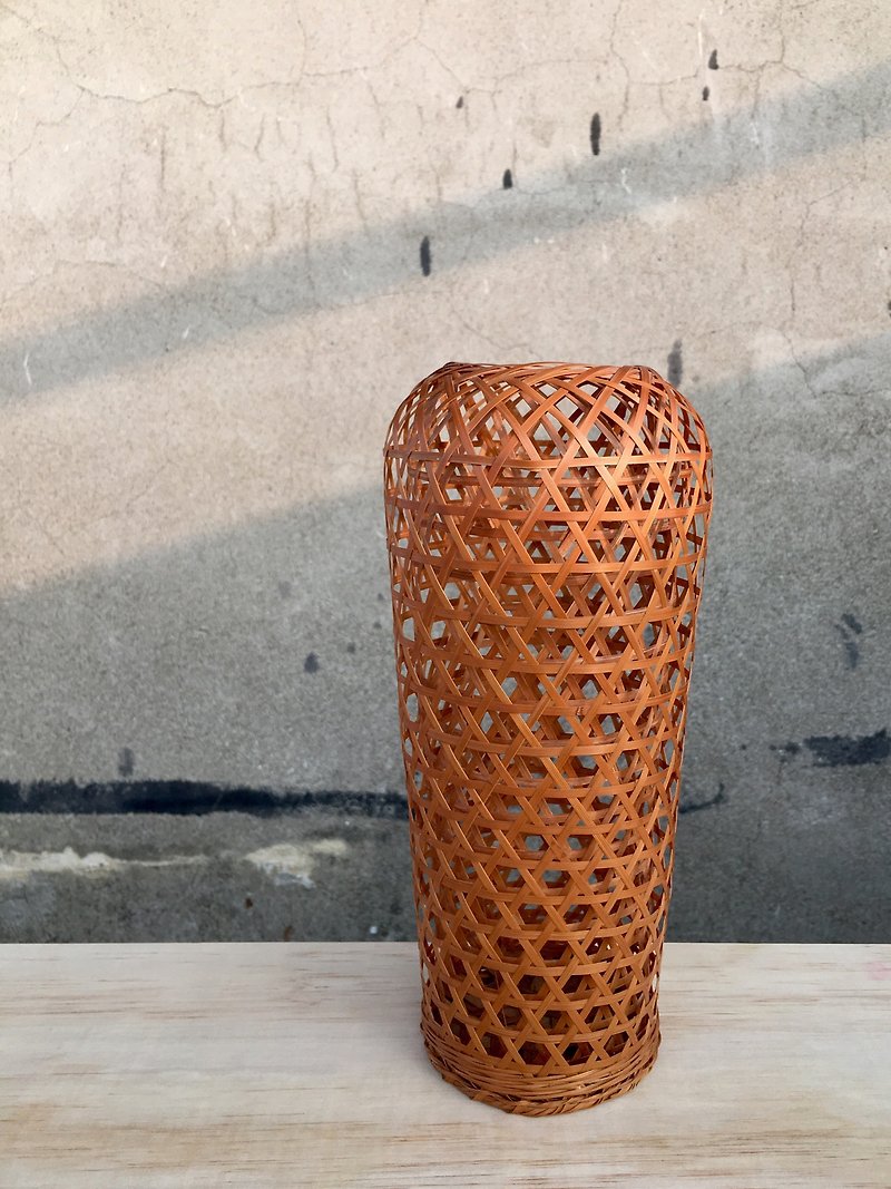 雙層六角孔花器 - 花瓶/花器 - 竹 