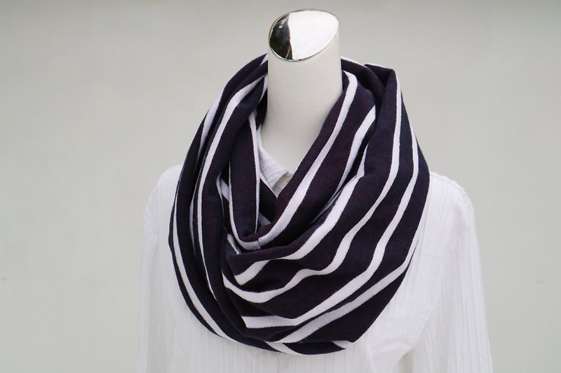 Multi-style warm scarf scarf neck cover for men and women*SK* - Knit Scarves & Wraps - Polyester Purple