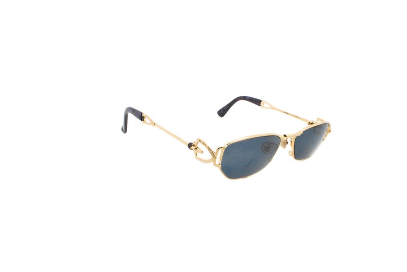 Alain Delon 3403 1A Japan 80s Vintage Sunglasses - กรอบแว่นตา - โลหะ สีทอง