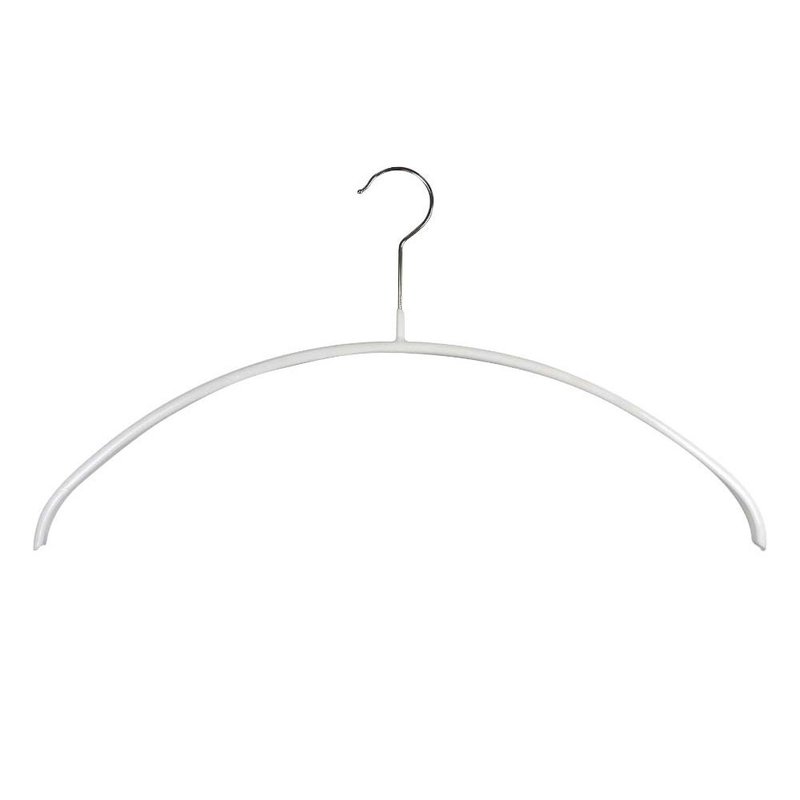 【德國MAWA】時尚無痕止滑衣架40cm(白色/20入) - 衣架/衣帽架/掛勾 - 其他金屬 白色