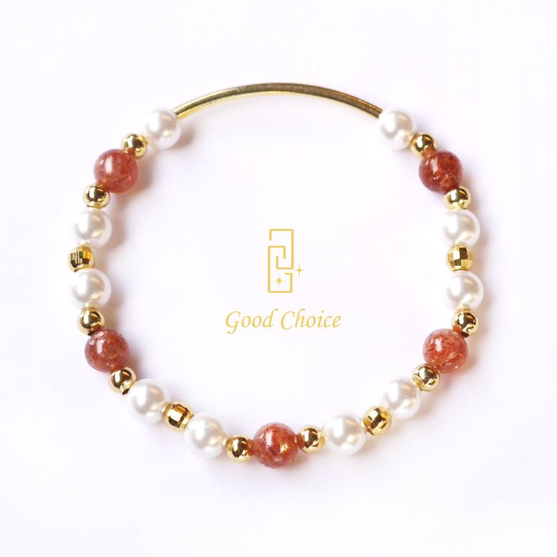 GoodChoice collaborates on Diana’s Smiling Beads Bracelet - Bracelets - Gemstone White