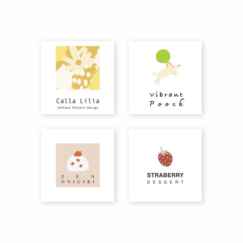 Logo 設計 / 圖案設計 / 圖文 logo / 插畫 | 可加購貼紙 客製化 - Logo 設計/圖案設計 - 其他材質 