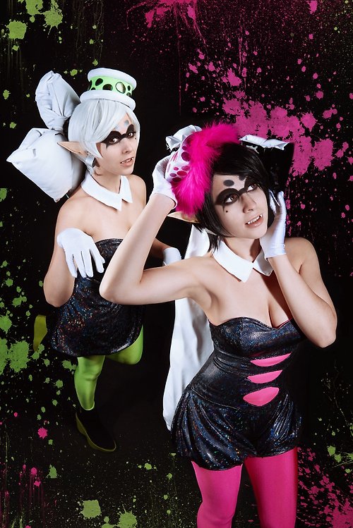 Yuna Cosplay Store Splatoon Squid sisters Marie Callie cosplay made to order
