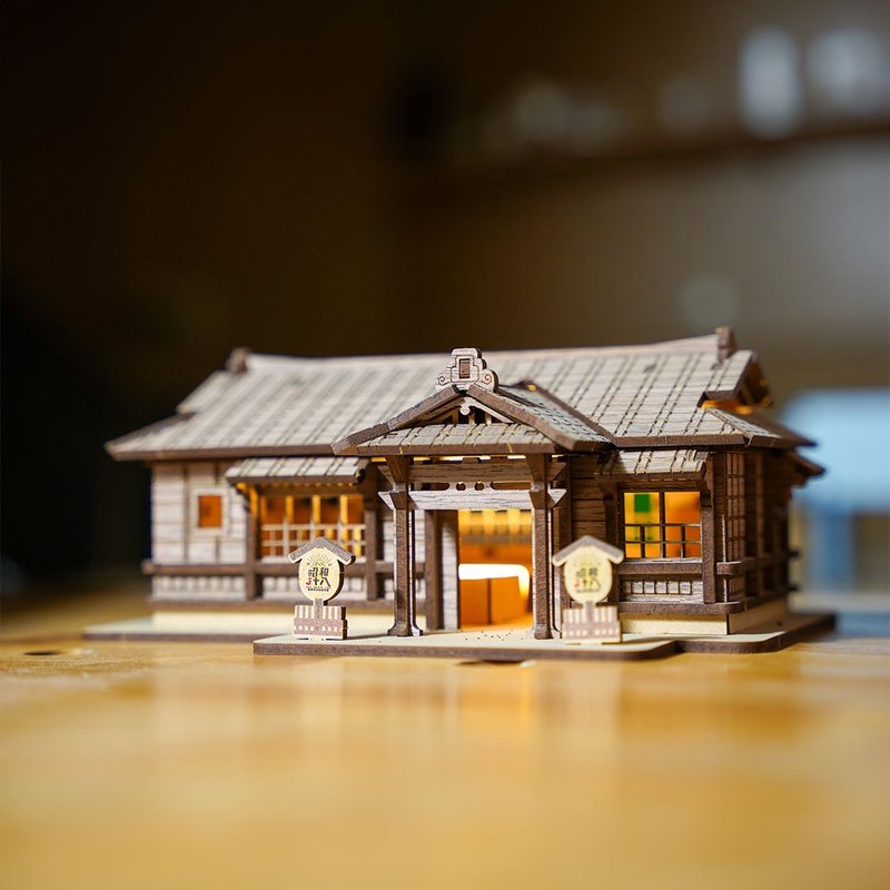 【DIY Craft】Chiayi Shrine Night Lantern - Taiwanese Architecture - งานไม้/ไม้ไผ่/ตัดกระดาษ - ไม้ 