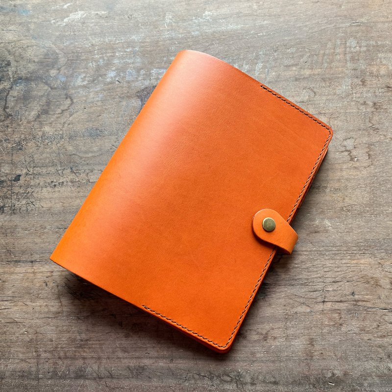 【經典熱銷】Accademia A5 六孔活頁皮革筆記本-橡木果實棕 - 筆記簿/手帳 - 真皮 咖啡色