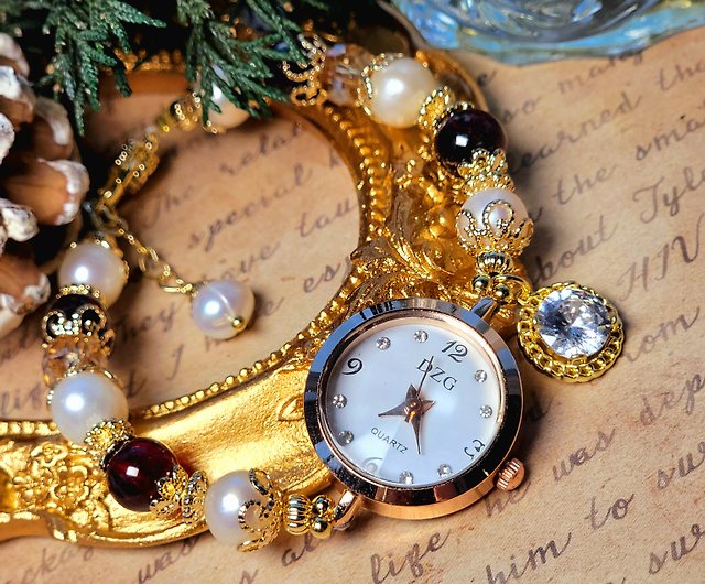 Gold Wristwatch Christmas Ornament