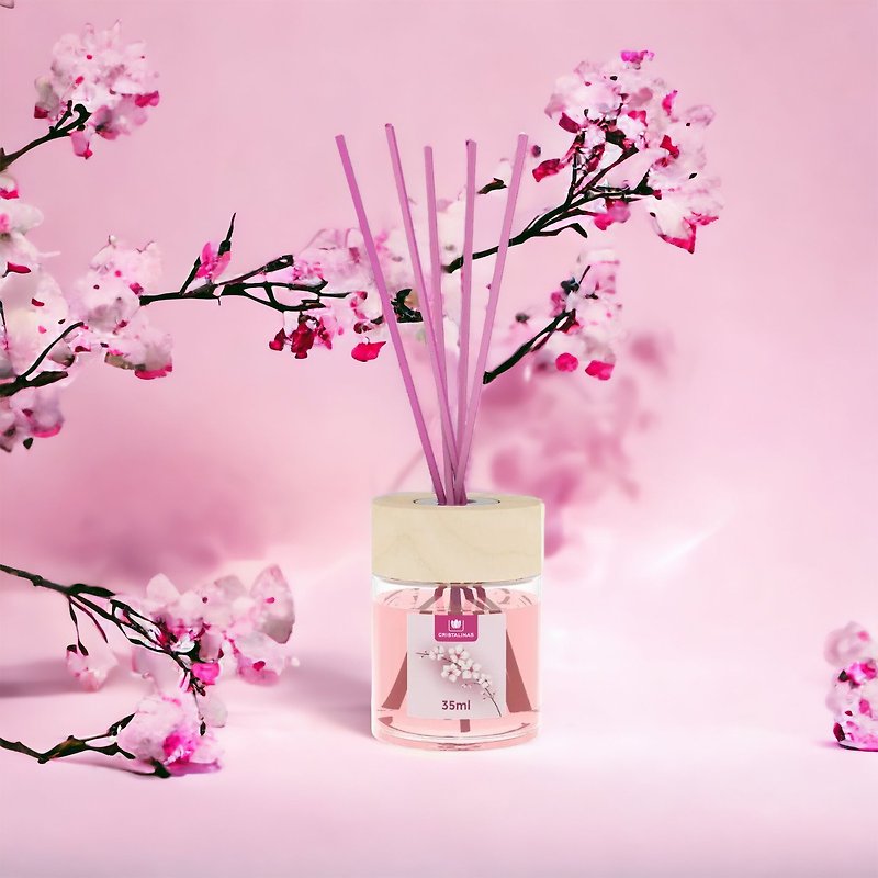 Cristalinas Reed Diffuser 35ml Cherry Blossom - Fragrances - Other Materials 