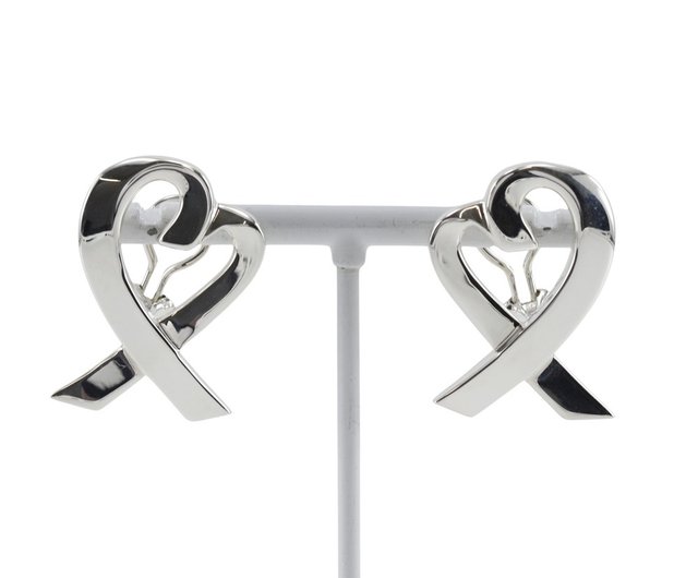 Tiffany & Co. ラビングハートピアス 専用ポーチ付き TIFFANY&Co. ピアス レディース オータムセール 贈り物