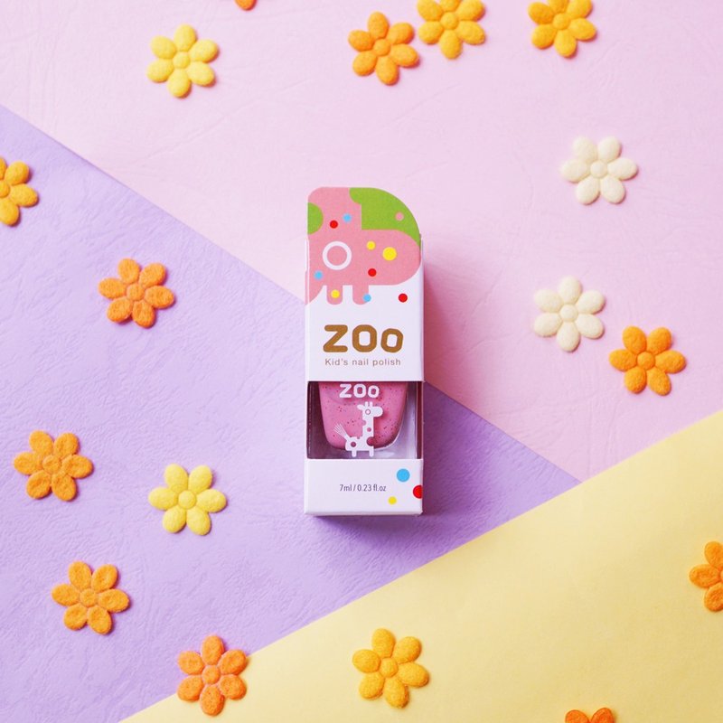 #11 Naughty Giraffe | ZOOㄖㄨˋChildren's disposable nail polish is non-toxic and tearable - Nail Polish & Acrylic Nails - Pigment Orange