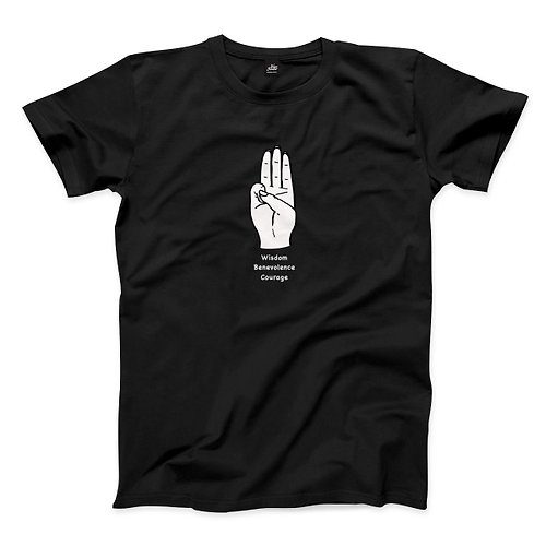 ViewFinder 三達德宣示 - 黑 - 中性版T恤
