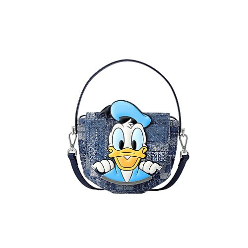 FION Donald Duck 提花織物馬鞍袋