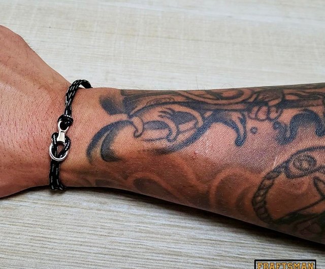 アウトドア925スターリングシルバー925山系】エイト環ブレスレット