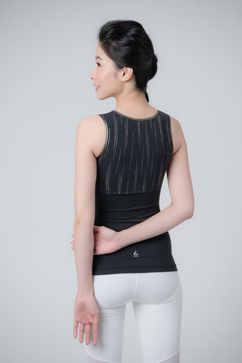 Yoga Flow 福利品【4折福利出清】Emma Tank - Black 快速出貨