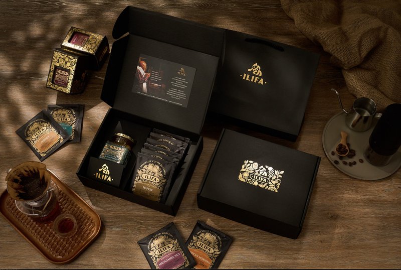 ILIFA selects eight comprehensive aromatic coffee filters and African tree of life honey gift box set - Coffee - Fresh Ingredients 