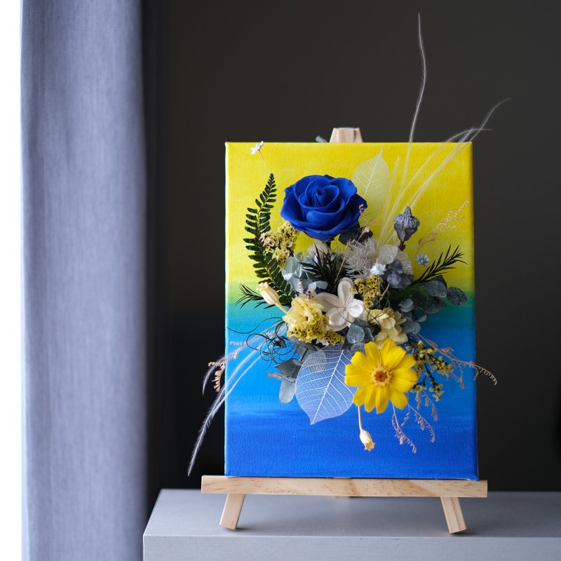 A variety of preserved flower canvases imported from Japan with preserved flowers - Dried Flowers & Bouquets - Plants & Flowers 