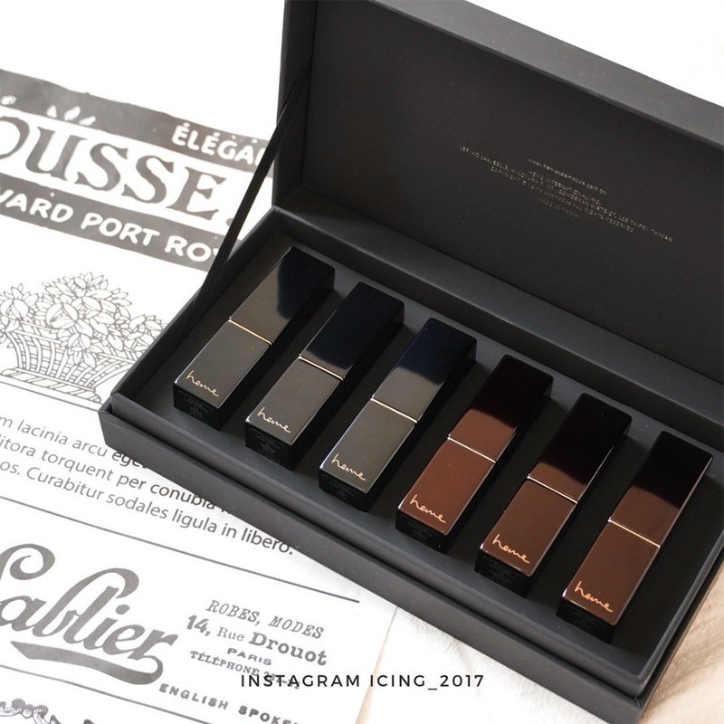 [Gift Box] heme ultimate satin lipstick six-pack gift box - ลิปสติก/บลัชออน - วัสดุอื่นๆ 