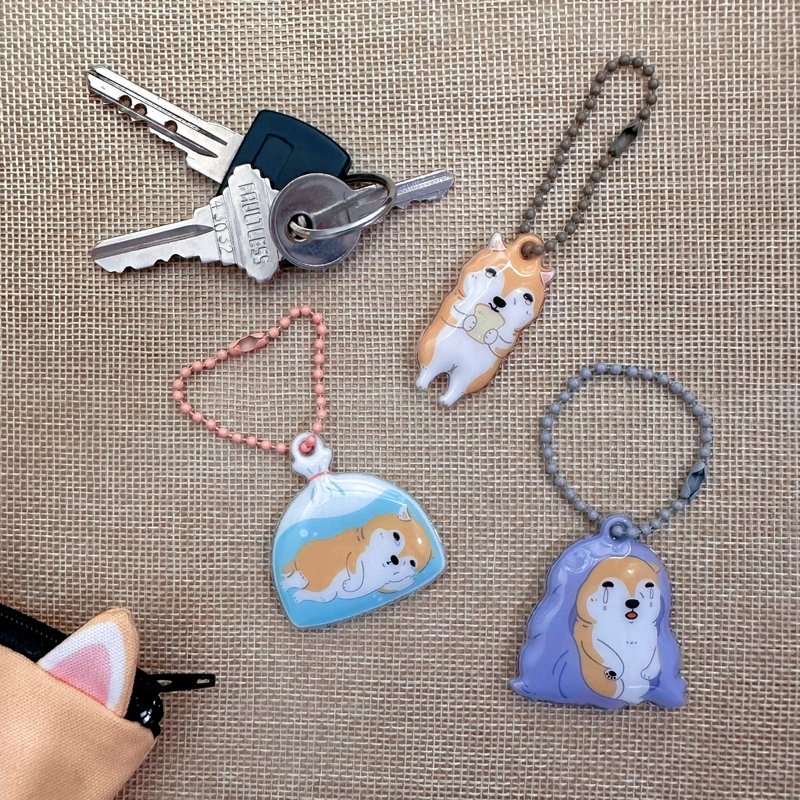 Soft QQ Pinch Bubble Pendant/Keychain - Charms - Plastic 