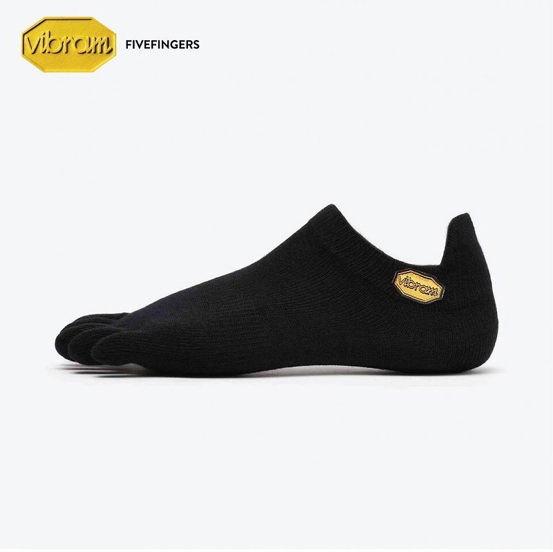 5 TOE SOCKS NO SHOW SIZE S (BLACK) - Socks - Cotton & Hemp Black