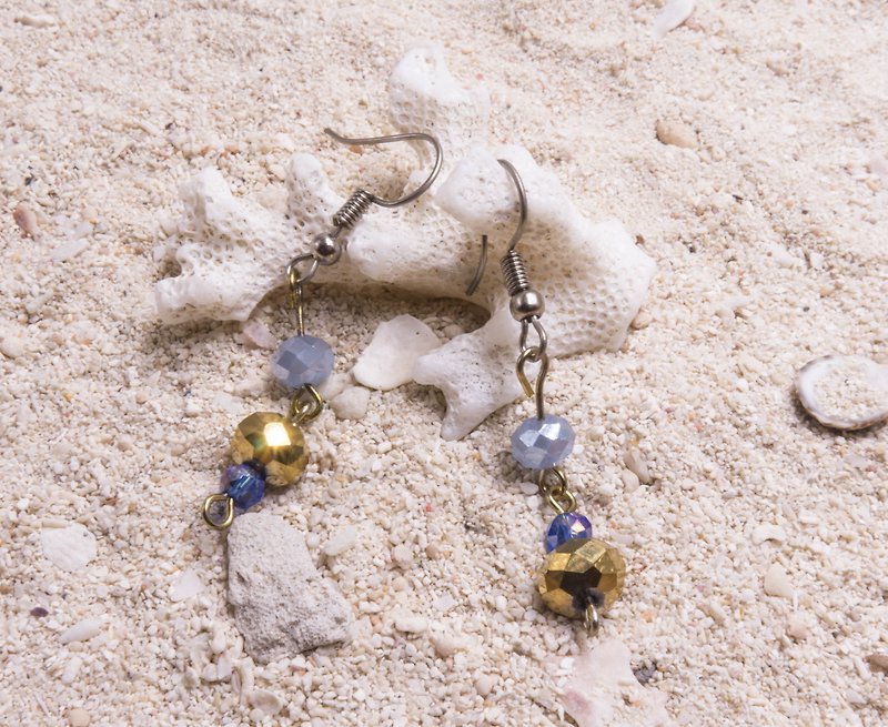 Handmade Earrings | Romania - Earrings & Clip-ons - Other Materials Blue