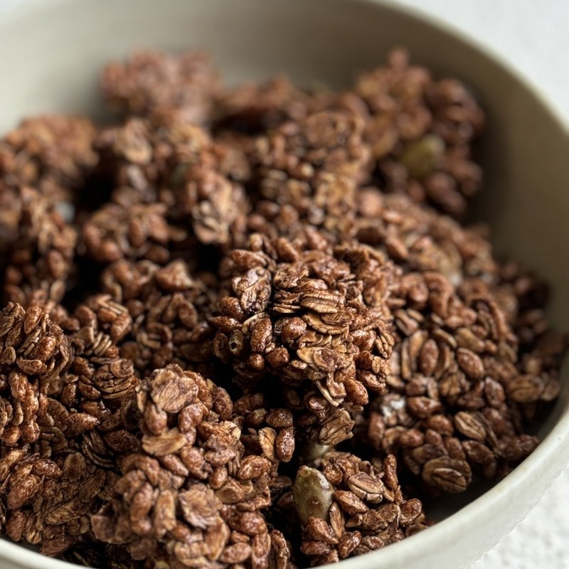 Gukaka Protein [Mocha] Oatmeal Crisps - Oatmeal/Cereal - Fresh Ingredients Brown