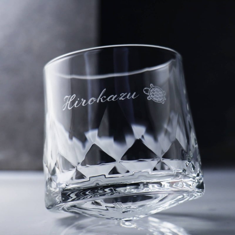 305cc【小烏龜】旋轉威士忌杯 不倒翁杯 搖搖杯 - 酒杯/酒器 - 玻璃 透明