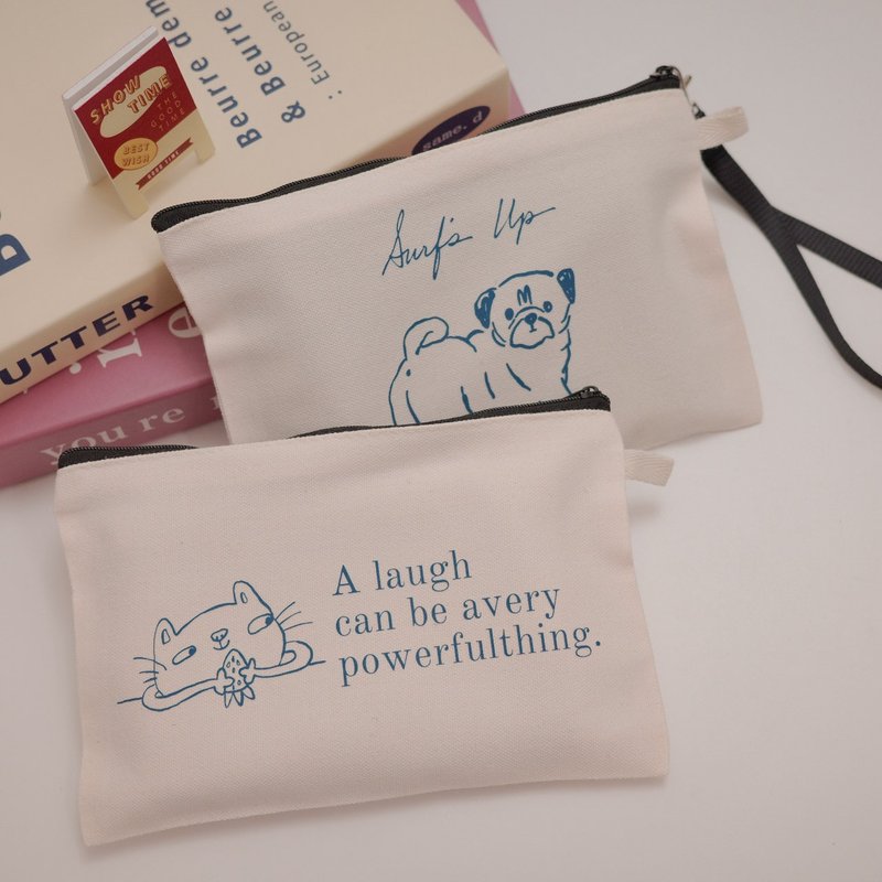 聖誕節禮物 客製化轉印帆布袋 帆布包 文具袋 化妝包 零錢袋 錢錢 - 散紙包 - 其他材質 