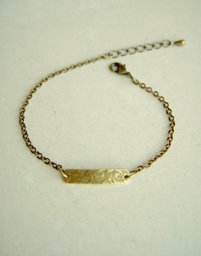 Plate bracelet - Bracelets - Other Metals Gold