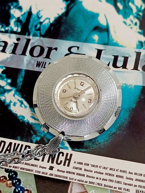 老時光製造所 vintage jewelry FOCAL 機械錶項鍊 摩登時代