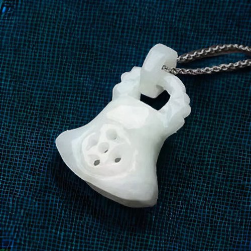 瓔珞珠寶盒 E.L.Jewelry Box 冰糯綠翡翠鈴鐺項鍊 | 天然緬甸玉翡翠A貨