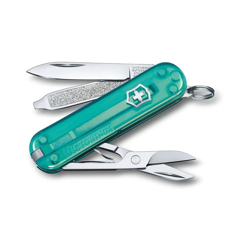 VICTORINOX 瑞士維氏 Tropical Surf 透海洋綠 0.6223.T24G - 露營用品 - 不鏽鋼 綠色