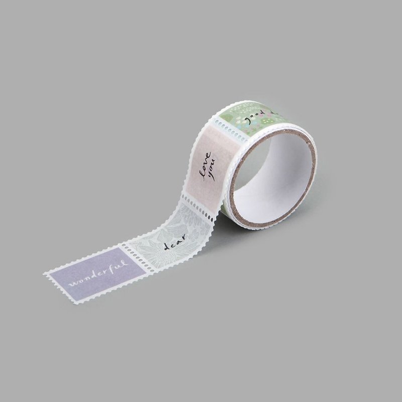 Dailylike Stamp Paper Tape (Single Roll)-04 Writing, E2D03985 - Washi Tape - Paper Multicolor