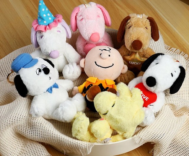 公式 | VIPO Snoopy スヌーピー ふわふわ ぬいぐるみペンダント
