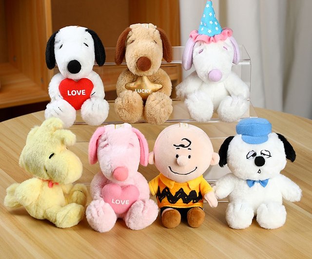 公式 | VIPO Snoopy スヌーピー ふわふわ ぬいぐるみペンダント