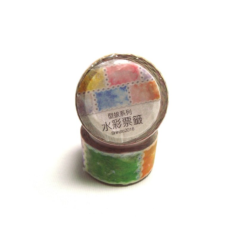Stamp type draw-water lottery lottery paper tape - Washi Tape - Paper Multicolor